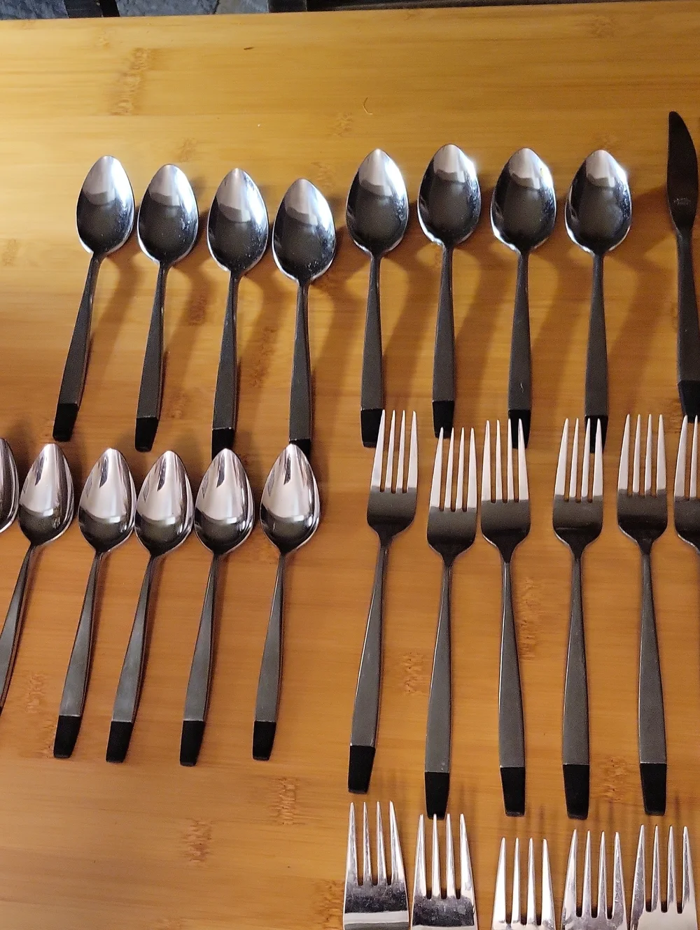 Vintage Nasco Japan Edgemont Stainless Flatware 40 Pieces